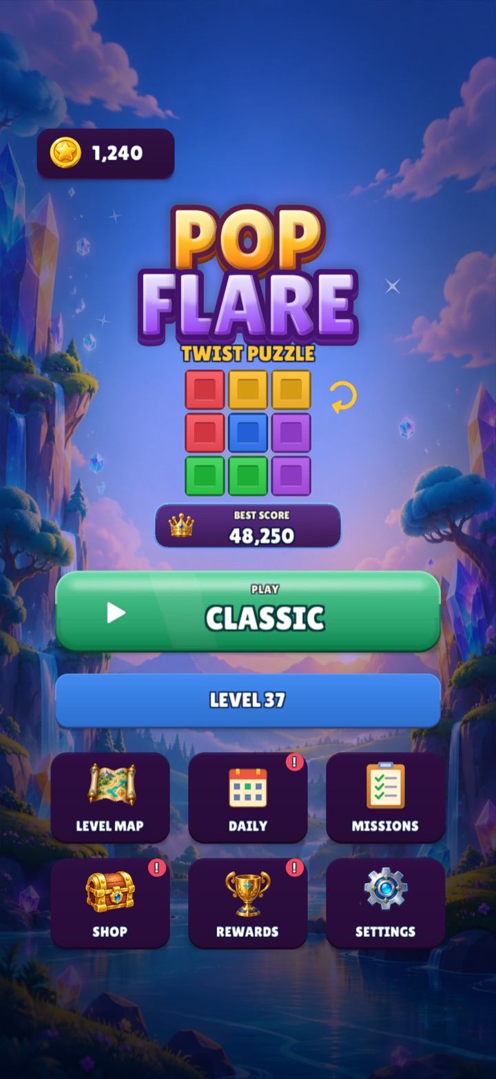 Popflare: Twist Puzzle screenshot 8